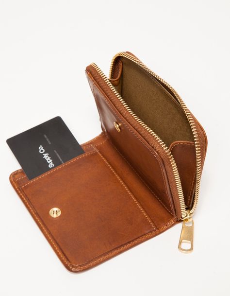 Porte-Monnaie Zippe' Leather Wallets With Zipper For Everyday Use, Designer Wallets With Zipper Closure For Daily Use, Versatile Daily Wallet With Zipper Closure, Luxury Compact Wallet With Zipper Closure, Luxury Leather-lined Wallets For Daily Use, Wrist Wallet, Leather Wallet Pattern, Luxury Wallet, Wallet Pattern