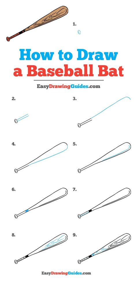 #drawings #drawingtips #drawingtutorial #drawingideas #drawingchallenge #naturedrawing #art Baseball Bat Drawing, Gloves Drawing, Draw A Bat, Bat Drawing, Baseball Drawings, Easy Drawing Guides, Sports Drawings, Baseball Crafts, Drawing Guides