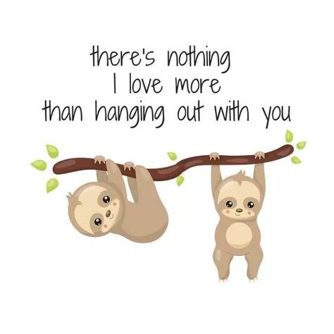 Sloth Quotes, Sloth Quote, Sloth Cartoon, Sloth Life, Cute Animal Quotes, Sloth Art, Cute Puns, Sloth Lovers, Sloth Gift