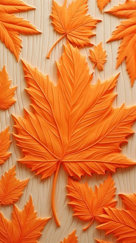 Leaf pattern plant maple. | premium image by rawpixel.com / Ake Autumn Leaves Pattern, Orange Pattern Background, Maple Leaf Background, Yellow Salwar, Leaves Wallpaper Iphone, Leaf Print Art, Fairy Nails, Autumn Nail Art, Hd Flower Wallpaper