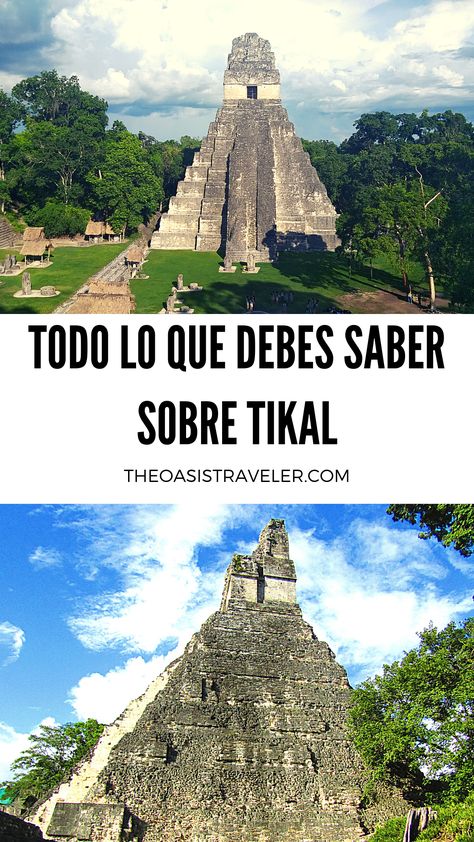 Todo lo que debes saber antes de ir a Tikal para que aproveches al máximo tu visita a estas ruinas mayas en Guatemala. Tikal Guatemala, Tikal, Guatemala, Monument Valley, Monument, Star Wars, Natural Landmarks