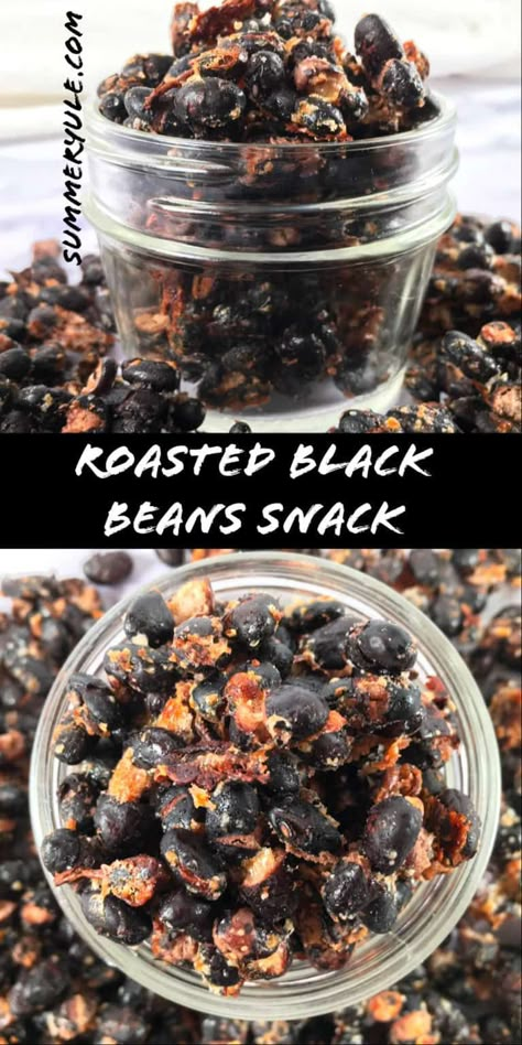 Roasting Chickpeas, Roasted Black Beans, Juice Cart, Black Beans Recipe, Bean Chips, Chickpea Snacks, Bean Snacks, Dried Black Beans, Black Bean Recipes