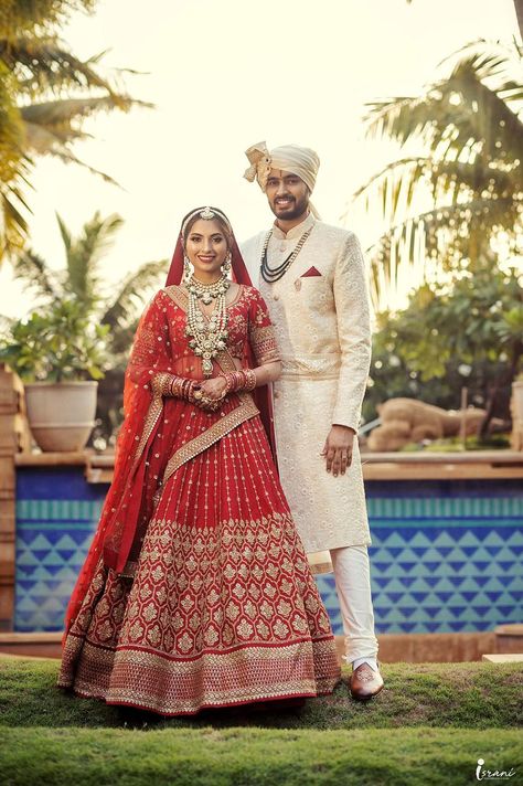 Wedding Matching Outfits, Wedding Outfits Indian, Bride Groom Photoshoot, Best Indian Wedding Dresses, Indian Wedding Poses, Wedding Outfits For Groom, Bride Photos Poses, Bride And Groom Outfits, Indian Wedding Bride