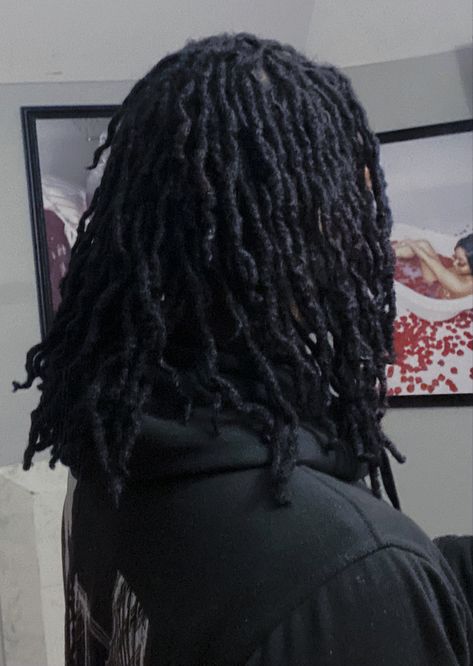 Shoulder Length Dreads, Hair Twists Black, Dreads Hairstyles, Short Dreads, Hair Twists, Loc Hairstyles, Pretty Ear Piercings, Hair 2024, Dread Hairstyles