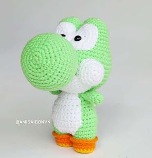 PATRONES AMIGURUMI GRATIS: PATRON GRATIS YOSHI | SUPER MARIO BROS AMIGURUMI 6... Yoshi Super Mario, Mario Bros., Super Mario Bros, Mario Bros, Super Mario, Mario, Amigurumi, Internet, Tela