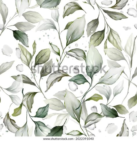 Leave Pattern, Vector Patterns Design, Design Pattern Art, Leaves Watercolor, Abstract Pattern Design, Leaf Texture, Flower Pattern Design, Textile Pattern Design, Fall Watercolor