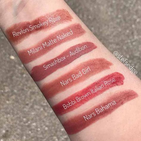 Charlotte Tilbury Lipstick Swatches, Charlotte Tilbury Lipstick Swatch, Bobbi Brown Lipstick, Pillow Talk Lipstick, Charlotte Tilbury Lipstick, Revlon Lip, Charlotte Tilbury Matte Revolution, Girls Lipstick, Nars Lipstick