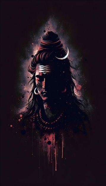 Illustration of lord shiva on dark background for masik shivaratri Shiva Dark Wallpaper, Dark Shiva Wallpaper, Lord Shiva Dark Wallpapers, Lord Shiva Amoled Wallpapers, Dark Mahadev Hd Wallpaper, Lord Shiva Hd Images Black Background, Lord Shiva Meditating Hd Wallpaper, Lord Siva, Shiva Wallpaper