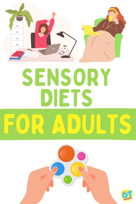 Sensory Diet For Adults, Sensory Activities For Older Adults, Tactile Sensory Activities For Adults, Sensory Play For Adults, Sensory Activities For Blind Adults, Proprioceptive Activities For Adults, Vestibular Activities For Adults, Low Stimulation Activities, Sensory Seeking Adults