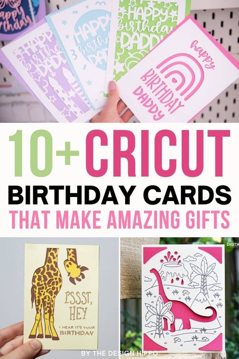 Birthday Card Ideas For Him, Cricut Cards Ideas, Cricut Cards Ideas Cardmaking, Cricket Joy Projects Craft Ideas, Cricut Birthday Cards, Cards Cricut, 3d Birthday Card, Birthday Card Ideas, Cricut Birthday