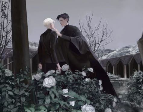 Drarry Fanfiction, Draco Malfoy Fanart, Drarry Fanart, Harry Potter Severus, Harry Draco, Hp Harry Potter, Anime Cupples, Images Harry Potter, Harry Potter Artwork