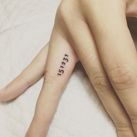 Makeup, Beauty, Hair & Skin | 21 Number Tattoos That Honor Special Dates and Lucky Digits | POPSUGAR Beauty 27 Tattoo, Cool Finger Tattoos, Tattoo Number, Date Tattoos, Number Tattoos, Creative Tattoo, Special Tattoos, Omerta Tattoo, Handpoke Tattoo