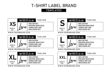 Clothing label tag template | Premium Vector #Freepik #vector #t-shirt-label #shirt-tag #shirt-label #fabric-label Clothing Label Tag, Vector Clothes, T Shirt Label, Shirt Label, Love Machine, Best T Shirt Designs, Label Tag, Tag Template, Clothing Tags