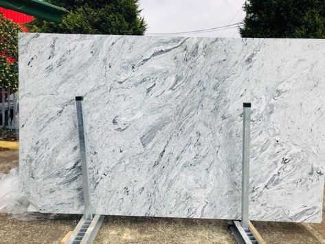 VISCOUNT WHITE GRANITE - Baasar Stone Pty Ltd Viscount White Granite, Titanium Granite, Types Of Granite, White Fireplace, Outdoor Stairs, White Granite, Granite Stone, Fireplace Surrounds, Granite Countertops