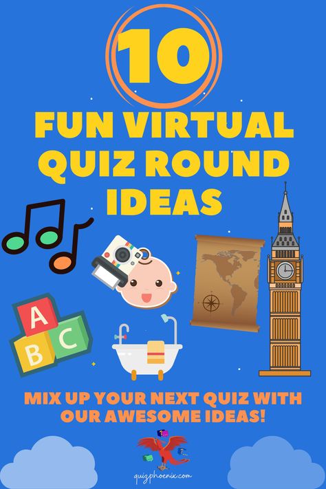 Tired of general knowledge? Want to liven up your next virtual pub quiz with a few fun, unique rounds that are easy to pull off? Read our guide for 10 fun and unique virtual pub quiz rounds that will take your quizzes to the next level. Family Quiz Questions, Pub Quiz Questions, General Quiz, Quiz Ideas, Christmas Trivia Questions, Birthday Quiz, Family Quiz, Quiz Games, Color Quiz