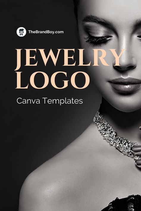 Catchy Jewelry Logo Canva Canva Jewelry Template, Jewelry Brand Logo Ideas, Logo For Jewellery Business, Jewelry Logo Design Ideas Simple, Jewelry Logo Ideas Graphics, Jewelry Logo Design Ideas, Jewellery Brand Logo, Brand Identity Jewelry, Handmade Jewelry Logo