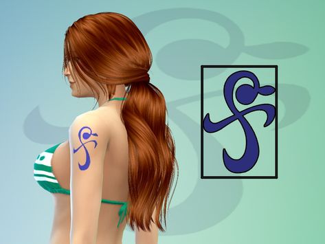 Sims 4 One Piece, One Piece Tattoo, Sims 4 Tattoos, Sims 4 Anime, One Piece Tattoos, Sims 4 Mm Cc, New Mods, Sims 4 Characters, Sims 4 Mm