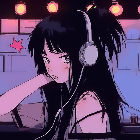 Anime girl, anime girl icon, Aesthetic icon, Aesthetic girl icon, 8k, 4k, high quality icon, gothic girl icon, 90s anime, retro anime Cute Emotes, 5 Anime, Anime Monochrome, Make Friends, Cartoon Profile Pics, Cute Profile Pictures, Discord Server, Anime Best Friends, Art Icon