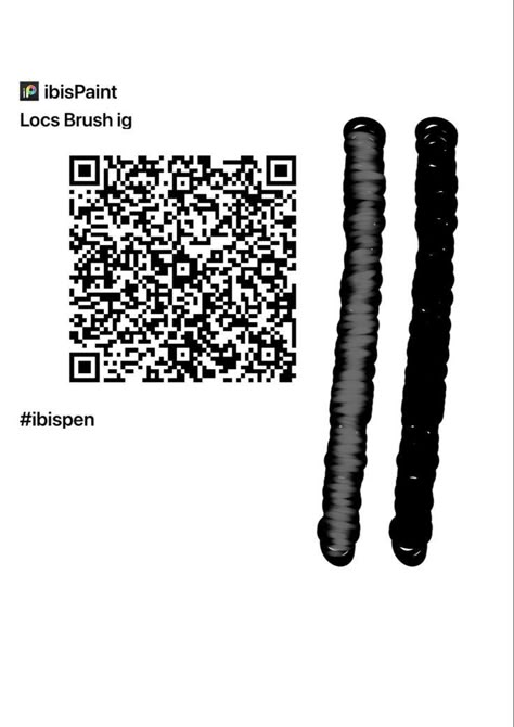 Locs Qr Code Ibis Paint, Dread Brush Ibis Paint Qr Code, Locs Ibis Paint Brush, Ibis Paint X Brushes Qr Code Black Hair, 4c Hair Ibis Paint Code, Dreadlocks Ibispaint Code, Hair Pens Ibispaint, Ibis Paint Brush Code Hair Locs, Ibis Paint Brush Code Locs