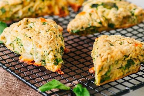 Savory Scone Recipe: This Easy Herb & Cheese Scone Recipe Will Make You Rethink Scones Cheese And Herb Scones Recipe, Herb Scones Recipe, Herb And Cheese Scones, Savory Scones Recipe Easy, Savoury Scones Recipe, Herb Scones, Savory Scones Recipe, Cheesy Bread Recipe, Cheese Scone Recipes