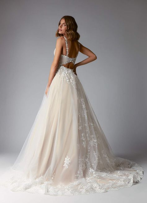 Azazie Devi Wedding Dress Wedding Dresses | Azazie Lillian West Wedding Dress, Off White Wedding Dresses, White Champagne, Bride Outfits, Cute Wedding Dress, Ball Gown Skirt, Dream Wedding Ideas Dresses, Gowns Wedding, Dress Boutique