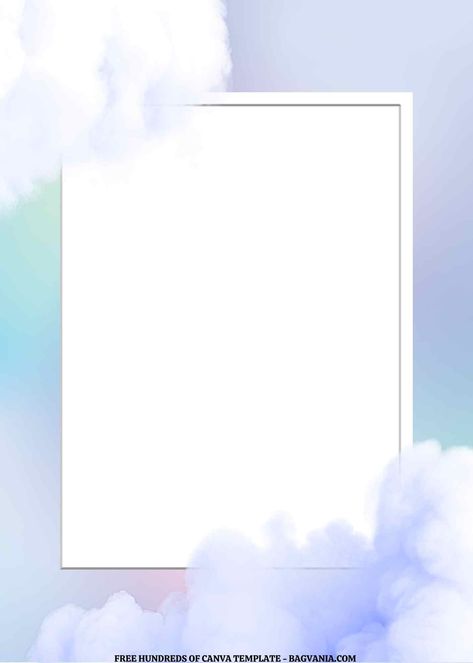 Nice FREE EDITABLE - Blue White Cloud Canva Templates #free #freeinvitation2019 #birthday #disney #invitations #invitationtemplates Cloud 9 Invitation Template, Pastel Invitation Template, Canva Templates Free, Pastel Invitation, 17th Birthday Party Ideas, Birthday Party Invitations Diy, 9 Birthday, Foam Party, Free Cloud