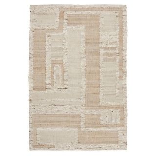 Muda Wool Blend Area Rug by Kosas Home - Bed Bath & Beyond - 38298228 Classic Home, Abstract Geometric Pattern, Seaside Towns, High Fashion Home, Handwoven Rug, Ivory Rug, Flat Weave Rug, Classic House, White Area Rug