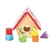 Paint Making, Le Toy Van, Teaching Shapes, Wooden Bird Houses, Free Toys, Non Toxic Paint, Wooden Shapes, Wooden Bird, Little Bird