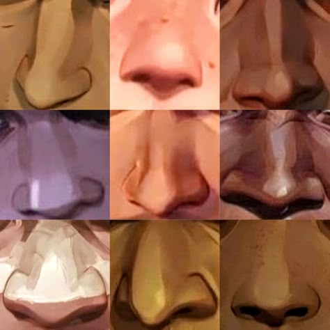 Reference for some of the noses from the Netflix show Arcane. Arcane, League of Legends, drawing reference, nose reference, noses, stylized artwork, reference, rendering reference (I do not own the images used, credit goes to the source, Netflix) Arcane Character Study, Nose Design Drawing, Hand Face Pose Reference, Nose Art Study, Arcane Anatomy Study, Face Cupping Reference, Stylized Art Tutorial, Arcane Portrait Reference, Torn Fabric Drawing Reference