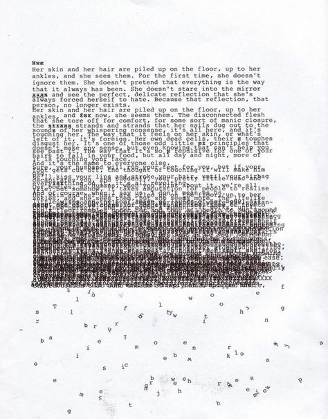 Poetry Typography, Grass Photo, Typewriter Art, Experimental Type, Ascii Art, Publication Design, Visual Poetry, Typeface Design, Text Art