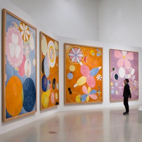 Hilma Af Klint, Figurative Artwork, Malmo, March 16, Modern Artists, Naive Art, The Exhibition, Modern Painting, Figure Painting