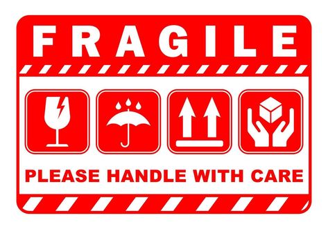 Fragile Handle With Care, Fragile Label, House Warming Invitations, Grammar Lessons, Handle With Care, Printable Signs, Beautiful Fantasy Art, Paint Job, Sticker Labels