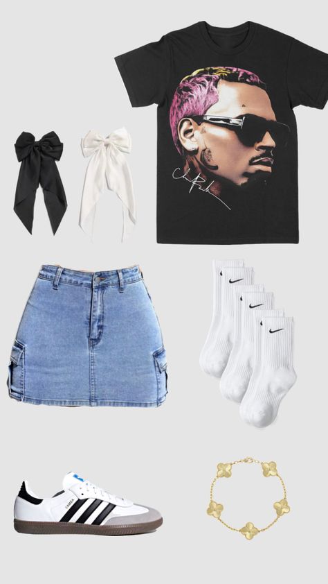 chris brown concert outfit idea Chris Brown Concert Outfit, Brown Concert Outfit, Chris Brown Concert, Chris Brown Outfits, Concert Outfit Ideas, Concert Looks, Concert Fits, Brown Outfit, Chris Brown