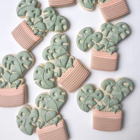 Crystal Phillips on Instagram: “Any crazy plant ladies out there?? I don’t have a single plant in my house but I feel like I should get some 🪴 . . . . . #plantcookies…” Plant Cookies, Realtor Cookies, Sugar Cookie Royal Icing, Icing Cookies, Royal Icing Cookies, Plant Lady, Custom Cookies, Decorated Cookies, Cookie Jars