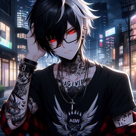 Wonderland System, Vampire Oc Male, Emo Anime Boy, Gothic Boy, Epic Drawings, Anime Show, Samurai Anime, Anime Canvas Art, Cute Emo