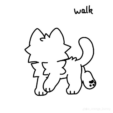 Simple Cat Drawing, Cat Drawing Tutorial, Warrior Cat Drawings, Body Base Drawing, Cat Hacks, Creative Drawing Prompts, Easy Doodles Drawings, Warrior Cat, Cute Animal Drawings