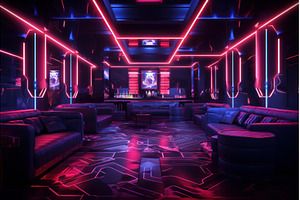 Dazzling Neon night club. Color light. Generate Ai Neon Night Club, Neon Nights, Club Color, Night Club, Color Light, Light Colors, Neon, Color