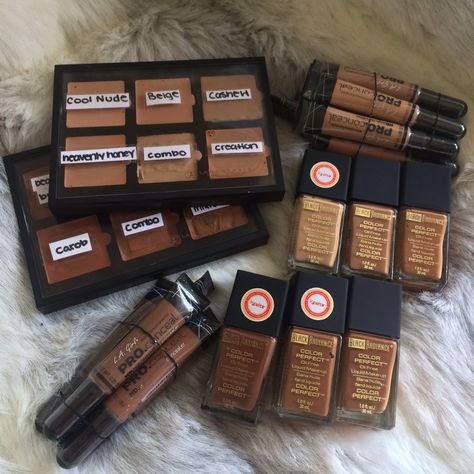 Don't you just love a good collection of melanin makeup? • Black Radiance and LA Girl Cosmetics Melanin Makeup, Black Radiance, La Girl Cosmetics, Brown Girls Makeup, All Natural Makeup, Best Makeup Tips, Brown Skin Makeup, Black Makeup, Makeup Obsession