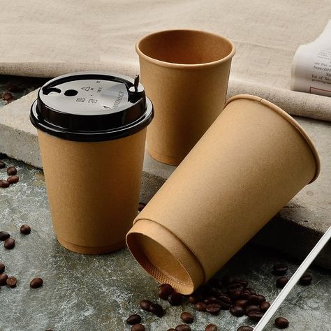 Disposable Coffee Cups, Paper Coffee Cup, Coffee Packaging, Disposable Cups, Beverage Packaging, Diy Landscaping, Paper Cups, Coffee Cafe, Cup Design