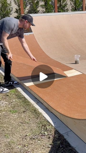 Tanner Bendheim on Instagram: "Adding a new section to the mini ramp! Materials purchased at @oc_ramps   #miniramp #halfpipe #skateboarding #skateboarder #ramp #building" Skate Ramps Backyard, Mini Ramp, Skate Ramps, Skate Ramp, Skateboard Ramps, Skateboarder, Bmx, Skateboarding, Skateboard