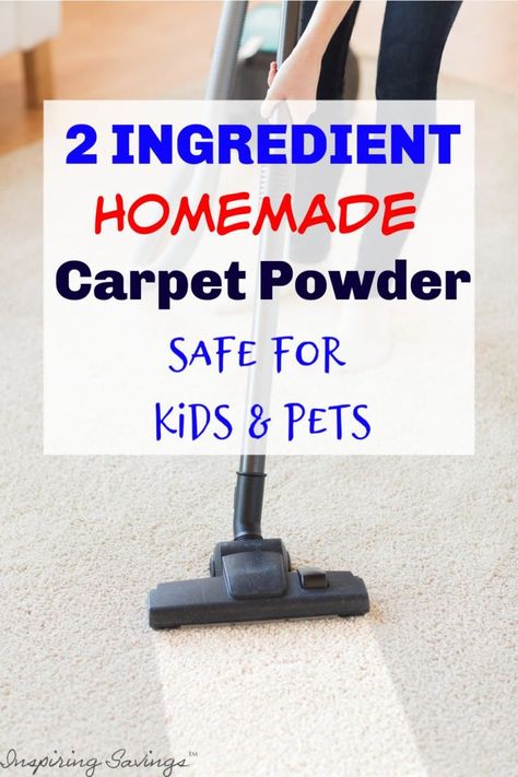 A safe, effective way to deodorize and freshen even the most ‘well-loved’ carpets in your home. Made with two natural ingredients that are safe to use around kids and pets. Homemade Carpet Powder, Carpet Powder, Carpet Deodorizer, Carpet Freshener, Carpet Cleaning Business, Carpet Cleaner Homemade, Carpet Cleaning Solution, Natural Carpet, Kids And Pets