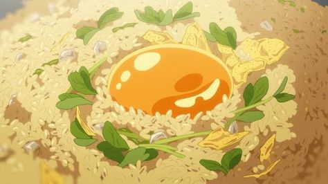 maplechan on Twitter: "anime food always looks good 😋  "Weathering with You"… " Anime Treats, Ghibli Food, Anime Egg, Food References, Animated Food, Makoto Shinkai, Anime Foods, Food Anime, Random Gif