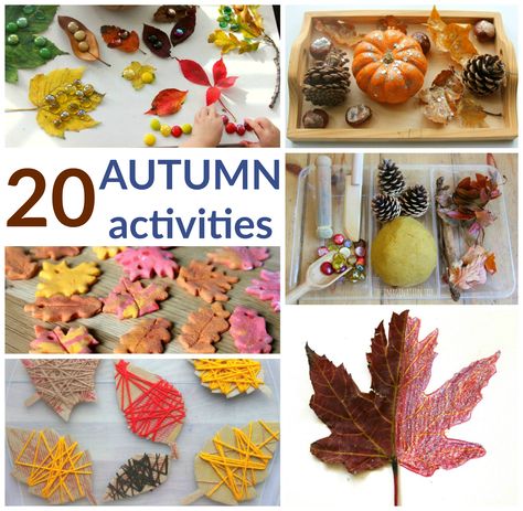 Here are 20 of the best Autumn activities for kids! Crafts, creative projects, sensory play, small world play and learning for toddlers to school age. There’s sure to be something here for everyone to enjoy the gorgeous colours and textures of Autumn!    You can find all 20 of these Autumn Activities for Kids  here...Read More » Color Worksheets For Preschool, Imagination Tree, Fall Preschool Activities, Leaf Crown, Kids Painting, Autumn Activities For Kids, Fall Preschool, Fine Motor Skills Activities, Invitation To Play