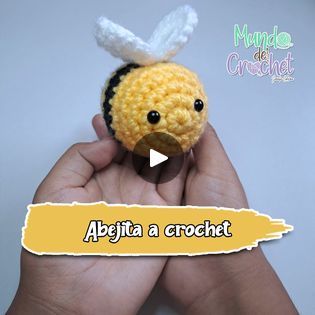 Abejita amigurumi tejida a crochet (PASO A PASO) 🧶 | Cómo tejer una abejita amigurumi 🐝 | By Mundo del crochet | Facebook Crochet Amigurumi, Amigurumi, Crochet