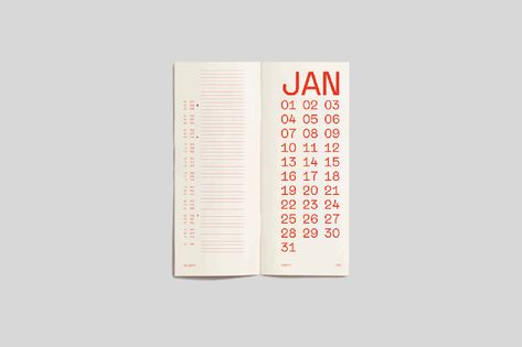 Type Tuesday: 2022 Typographic Calendar Blends Typography and Time Exceptionally – PRINT Magazine Typographic Calendar, Agenda Design, Passing Of Time, 달력 디자인, Calendar Layout, Zine Design, Stationery Inspiration, Diy Calendar, Typographic Print