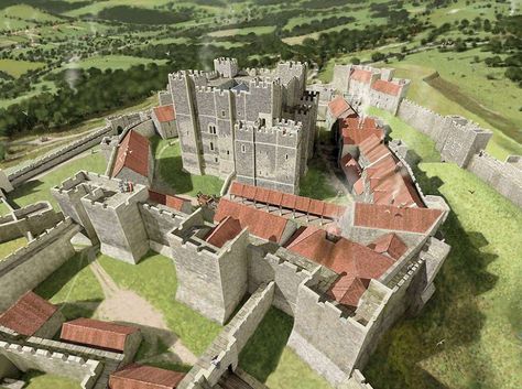 Medieval Keep, England Castles, Thomas Becket, Ireland Places To Visit, Cliffs Of Dover, Castle Ideas, Dover Castle, White Cliffs Of Dover, British Castles