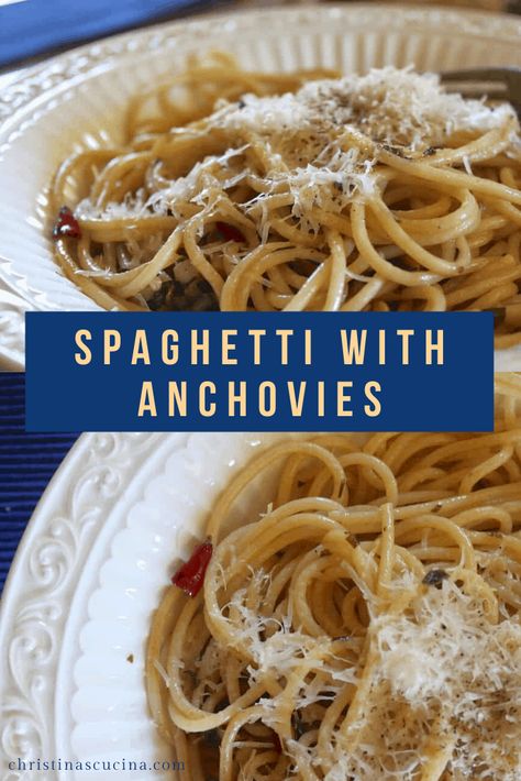 Anchovy Spaghetti Recipe, Pasta Anchovies Garlic, Anchovies Paste Recipe, Pasta And Anchovies, Spaghetti With Anchovies, Anchovies Pasta Recipes, Anchovy Paste Recipes, Anchovies Pasta, Anchovies Recipes