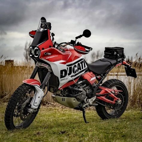 Ducati Desert X Custom, Desert X Ducati, Ducati Motorbike, Round The World Trip, Off Road Bikes, Motorcycle Travel, Dual Sport, Moto Bike, Adventure Motorcycling