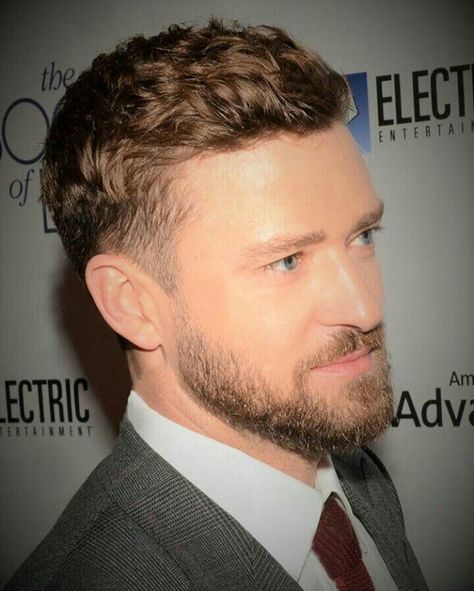 Justin Timberlake Justin Timberlake Curly Hair, Justin Timberlake Hair, Groom Haircut, Justin Timberlake Hairstyle, Dapper Hairstyles, Men Hair Styles, Justin Timberlake Jessica Biel, Princess Diana Family, Haircut Pictures