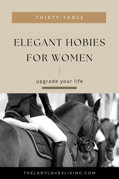 To become a more elegant and feminine woman it is important to upgrade every aspect of your life. You will notice massive changes in your life and reap the rewards by doing it. These life upgrades extend to your hobbies and how you like to spend your leisure time. Click to learn more about elegant hobbies for women. === feminine hobbies, feminine hobbies for women, feminine hobbies list, feminine energy hobbies, new hobby ideas for women, hobbies elegant women have, hobbies of elegant women High Value Woman Hobbies, Rich Girl Hobbies, High Value Hobbies, Feminine Hobbies Aesthetic, Life Upgrade Aesthetic, It Girl Hobbies, Classy Hobbies, Feminine Hobbies For Women, Creative Hobbies For Women